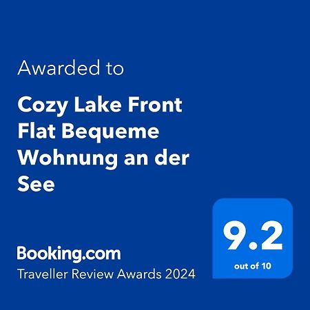 Cozy Lake Front Flat Bequeme Wohnung An Der See Pogradec Exteriör bild