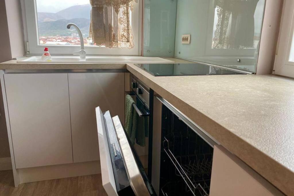 Cozy Lake Front Flat Bequeme Wohnung An Der See Pogradec Exteriör bild